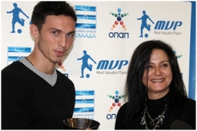 Βράβευση Απόστολου Γιάννου MVP ΟΠΑΠ 11ης αγωνιστικής
