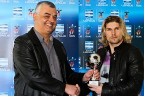 Βράβευση Μάριο Μπρέσκα BEST GOAL ΟΠΑΠ 25ης αγωνιστικής1