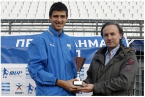 Βράβευση MVP και Best Goal ΟΠΑΠ 12ης αγωνιστικής - Δηλώσεις Γουνδουλάκη - Μπλάζιτς2