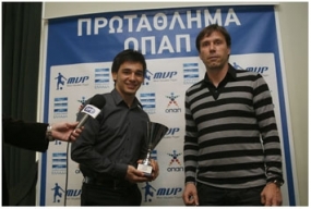  	Βράβευση MVP ΟΠΑΠ - Best Goal OΠΑΠ 18ης αγωνιστικής Δηλώσεις Νίνη - Πόποβιτς1