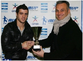 Βράβευση Αντελίνο Βιεϊρίνια MVP ΟΠΑΠ 24ης αγωνιστικής2