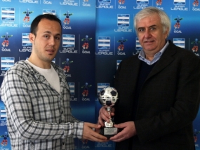Βράβευση Κώστα Καπετάνου Best Goal ΟΠΑΠ 23ης αγωνιστικής2