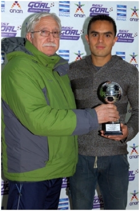 Βράβευση Μπερτράν Ρομπέρ Best Goal ΟΠΑΠ 11ης αγωνιστικής1