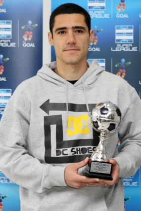 Βράβευση Νακαράτο Γκουστάβο Best Goal ΟΠΑΠ 22ης αγωνιστικής2